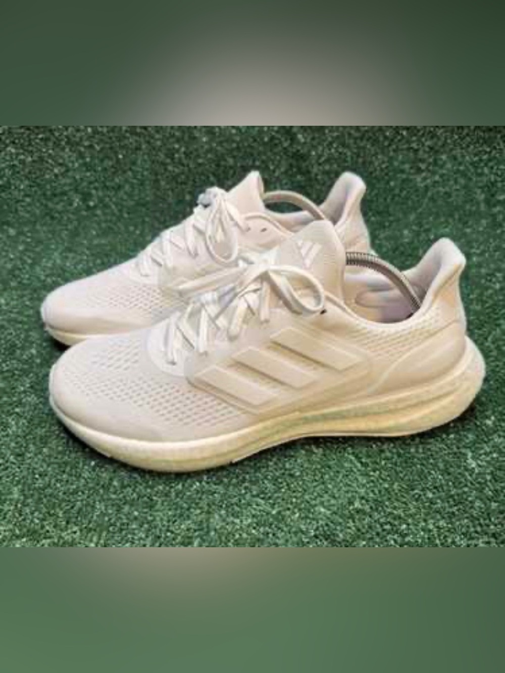 Adidas PureBoost 23 Triple White Running Sneakers Shoes-Womens 9.5 OR Mens 8.5